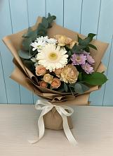 Букет цветов из:  Герберы и Хризантемы в Баляге