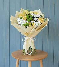 Букет Луч солнца в Баляге Букет цветов из:  Хризантемы и Розы в Баляге