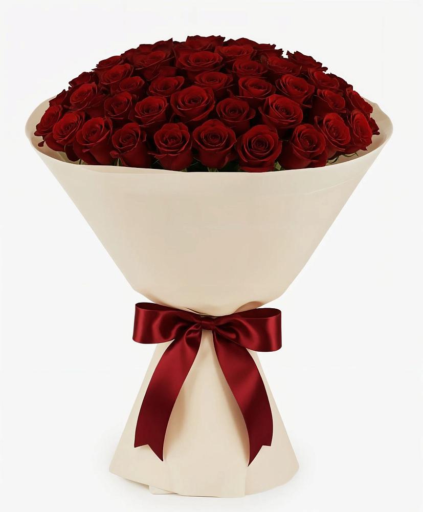 101 Бордовая роза Блэк Бакарра в Баляге Букет 101 Бордовая роза Блэк Бакарра в Баляге