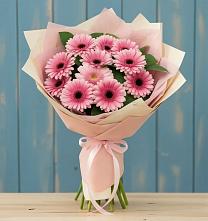 Букет пурпурно-розовый в Баляге Букет цветов из:  Герберы в Баляге