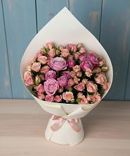 Букет Нежная розовость в Баляге Букет цветов из:  Розы в Баляге