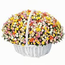 Премиум корзина Кустовых Роз в Баляге Премиум букет из: Розы в Баляге